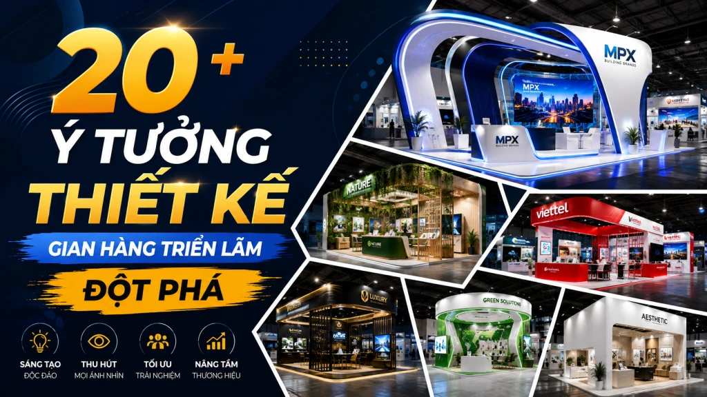 Ý Tưởng Thiết Kế Gian Hàng Triển Lãm Đột Phá