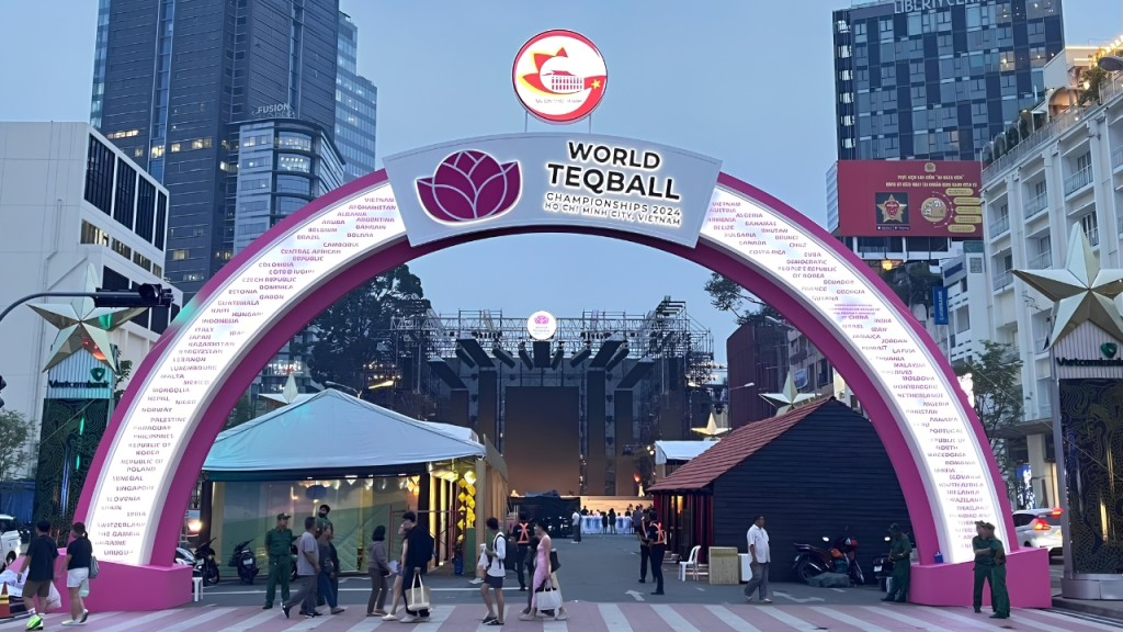 MPX Thi Công Giải Vô Địch Teqball Thế Giới 2024 Tại TP.HCM