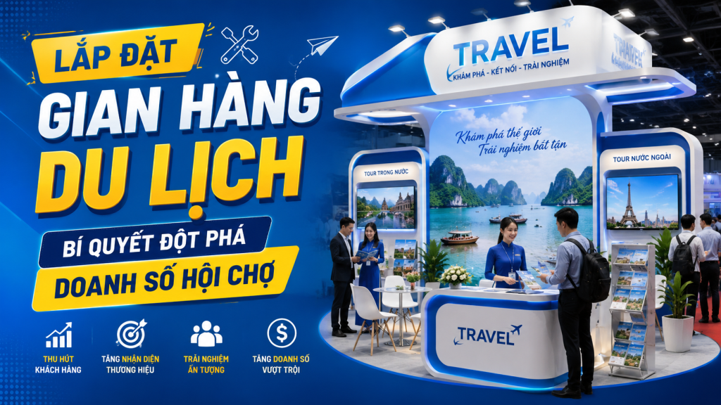 Lắp Đặt Gian Hàng Du Lịch: Bí Quyết Đột Phá Doanh Số Hội Chợ
