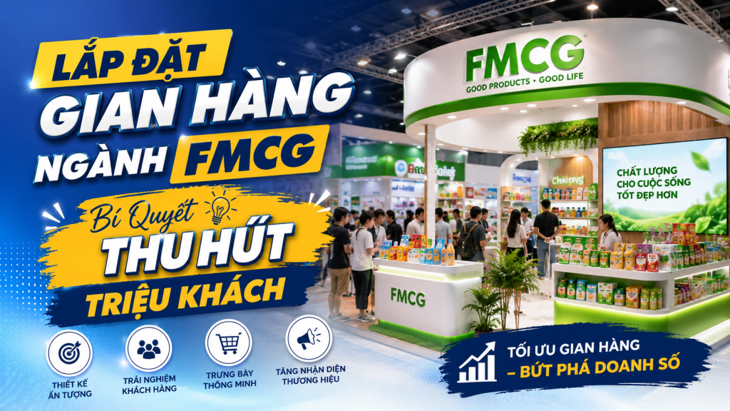Lắp Đặt Gian Hàng Ngành FMCG: Bí Quyết Thu Hút Triệu Khách