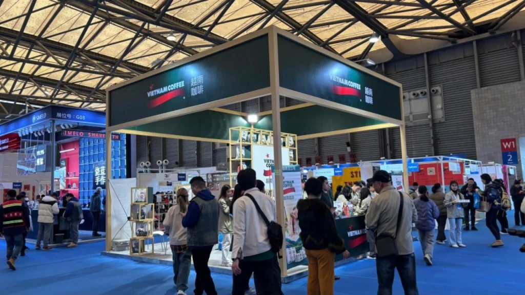 MPX Thi Công Gian Hàng Vietnam Coffee Tại Coffee Expo Thượng Hải