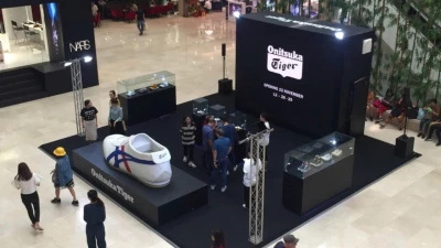 Dự Án Thi Công Booth Ra Mắt Thương Hiệu Onitsuka Tiger Tại Takashimaya