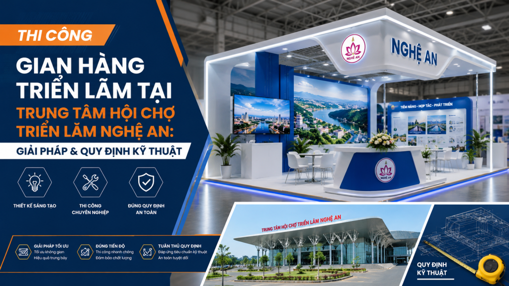 Thi Công Gian Hàng Triển Lãm Tại Nghệ An: Thiết Kế, Quy Định & Chi Phí