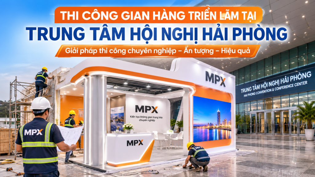 Thi Công Gian Hàng Triển Lãm Tại Trung Tâm Hội Nghị Hải Phòng