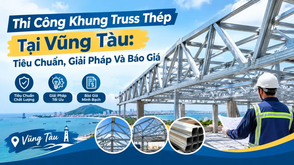 Thi Công Khung Truss Thép Tại Vũng Tàu: Tiêu Chuẩn, Giải Pháp Và Báo Giá