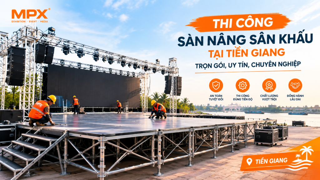 Thi Công Sàn Nâng Sân Khấu Tại Tiền Giang: Trọn Gói, Uy Tín, Chuyên Nghiệp