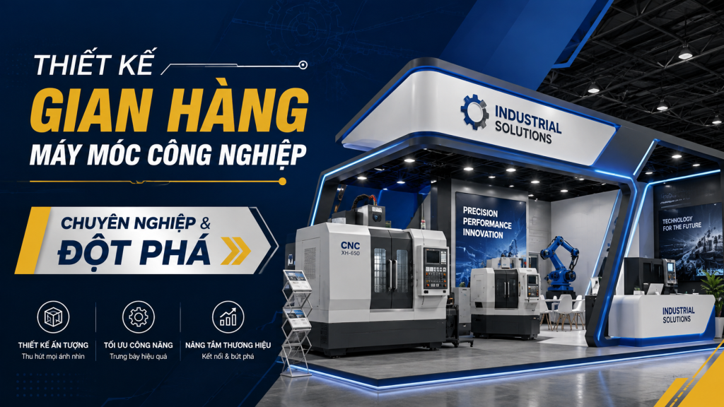 Thiết Kế Gian Hàng Máy Móc Công Nghiệp: Chuyên Nghiệp & Đột Phá