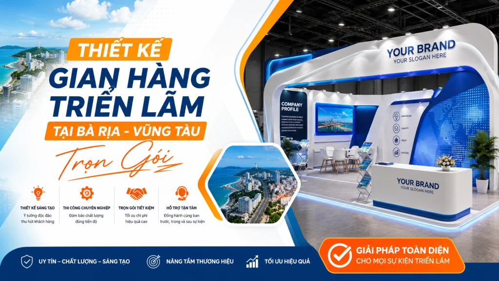 Thiết Kế Gian Hàng Triển Lãm Tại Bà Rịa - Vũng Tàu Trọn Gói
