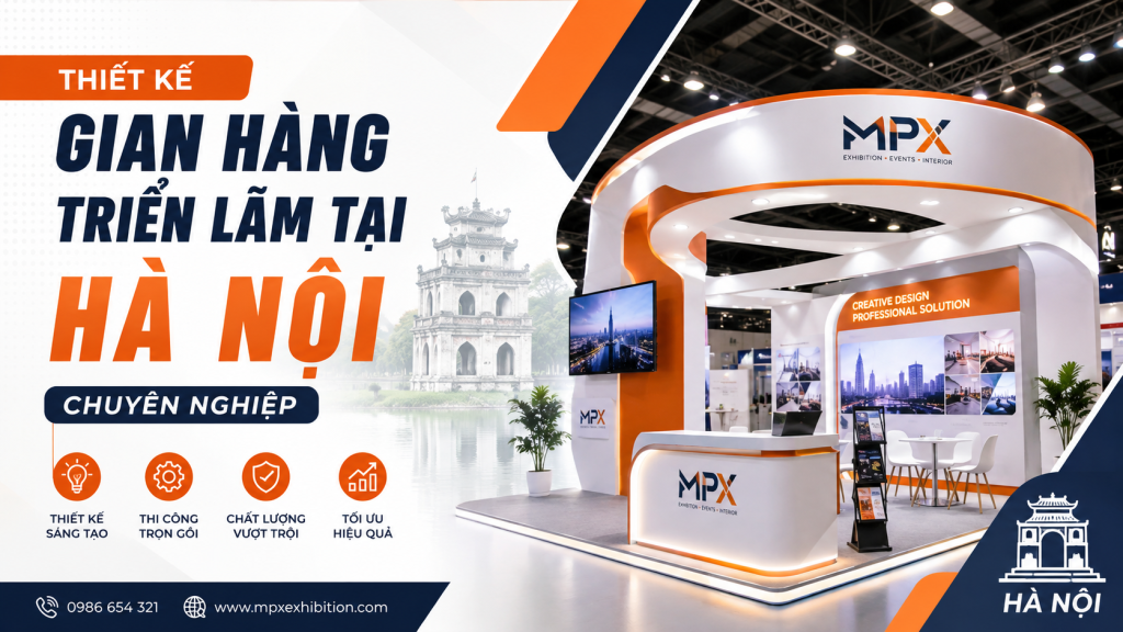 Thiết Kế Gian Hàng Triển Lãm Tại Hà Nội Chuyên Nghiệp