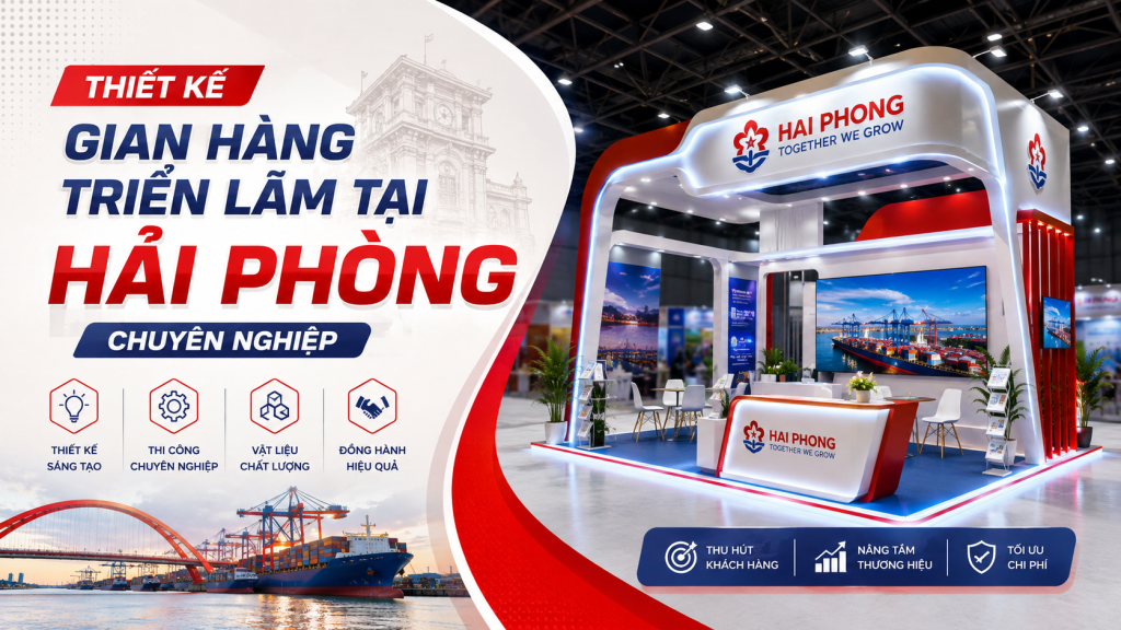 Thiết Kế Gian Hàng Triển Lãm Tại Hải Phòng Chuyên Nghiệp