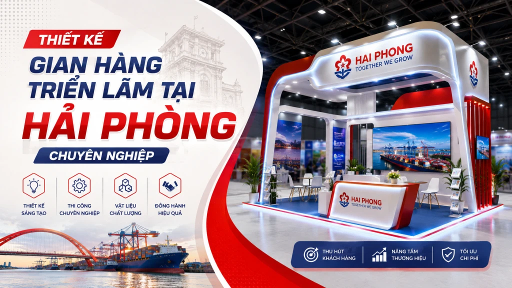 Thiết Kế Gian Hàng Triển Lãm Tại Hải Phòng Chuyên Nghiệp