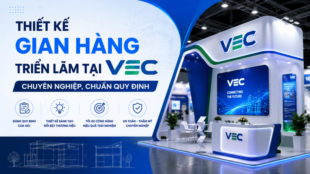 Thiết Kế Gian Hàng Triển Lãm Tại VEC Chuyên Nghiệp, Chuẩn Quy Định